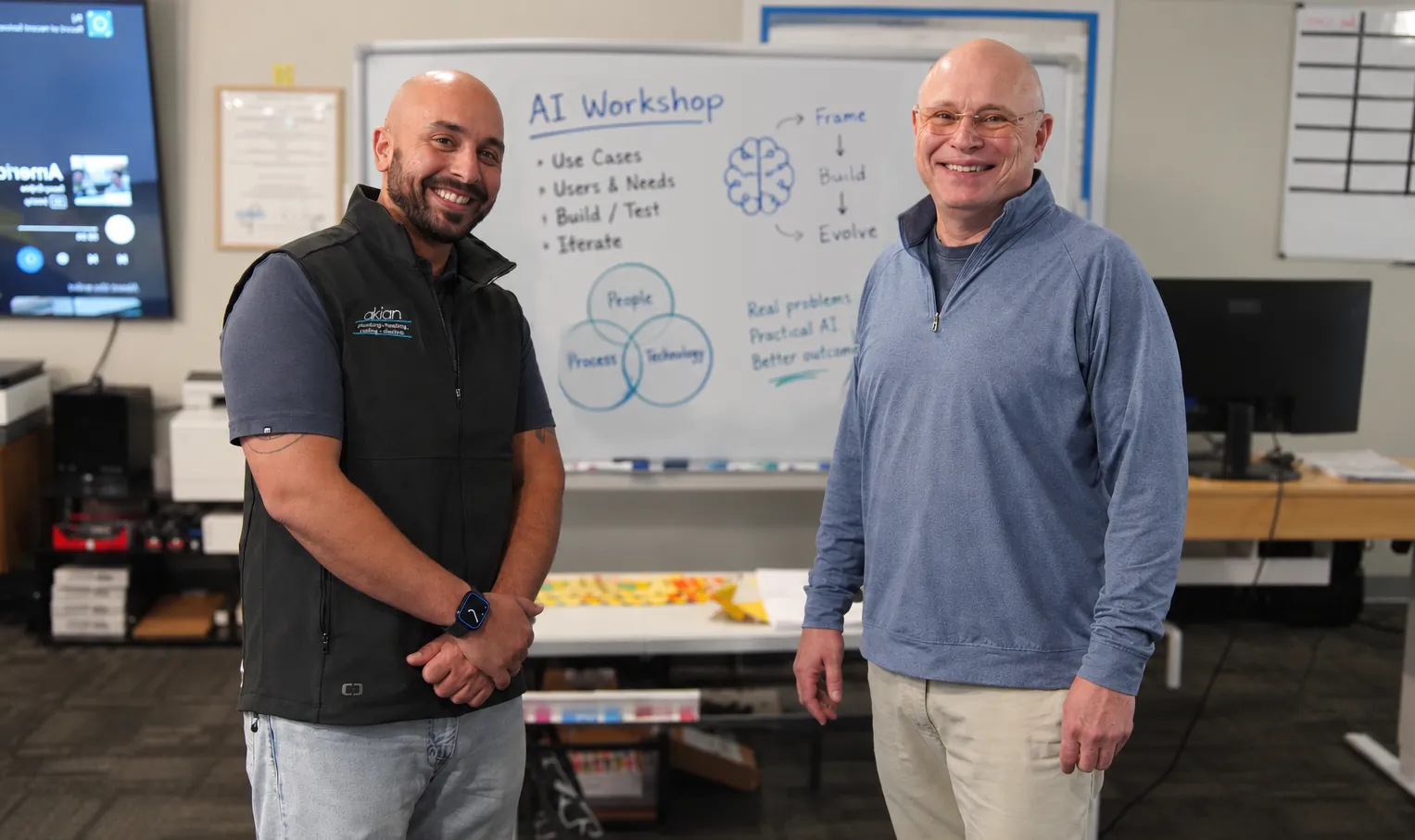 Stephen Akian and Eric Karofsky